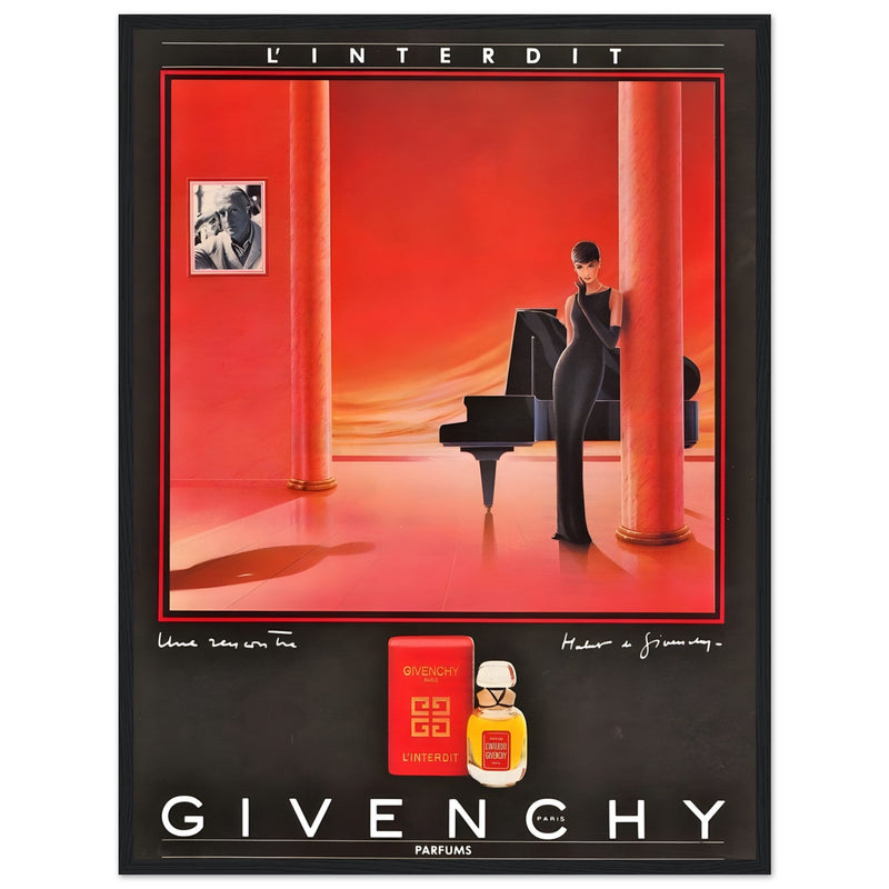 Givenchy Parfums Vintage Poster Ad