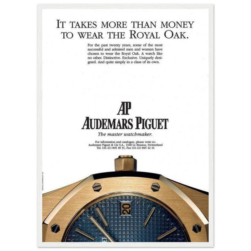 Audemars Piguet Master Watchmaker Vintage Poster Ad