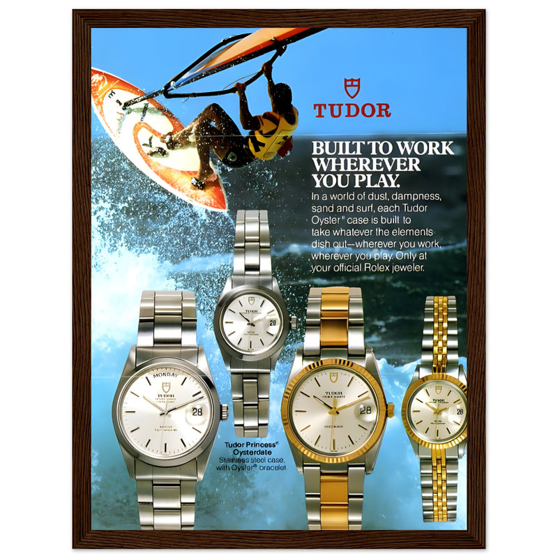 Tudor Vintage Poster Ad