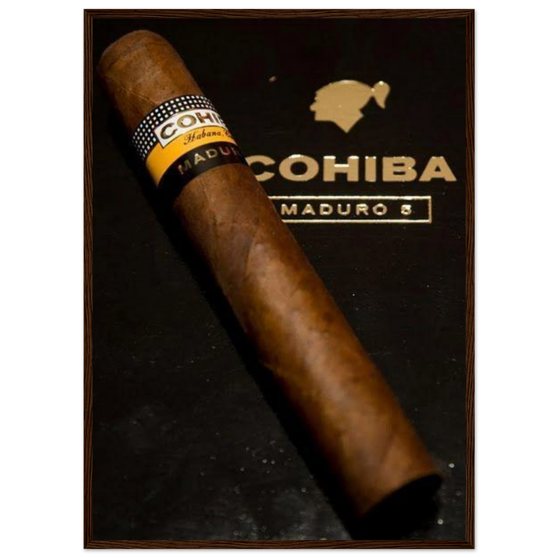 Cohiba Maduro 5 Vintage Cigar Poster