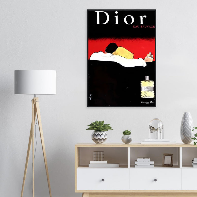 Dior Eau Sauvage Vintage Poster Ad