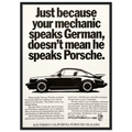 Porsche - German Speaking Vintage Poster