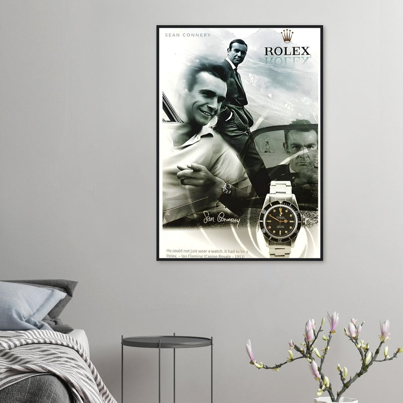 Rolex Sean Connery Vintage Rolex Poster Ad