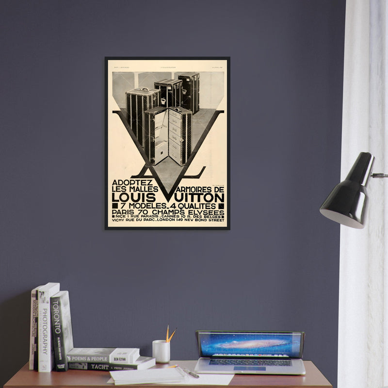 Louis Vuitton Paris Vintage Poster Ad