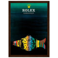 Rolex Submariner Fish Vintage Poster Ad - Premium Matte Paper