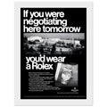 Rolex Datejust Geneva Vintage Poster Ad