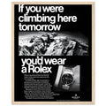 Rolex Explorer Everest Vintage Poster Ad