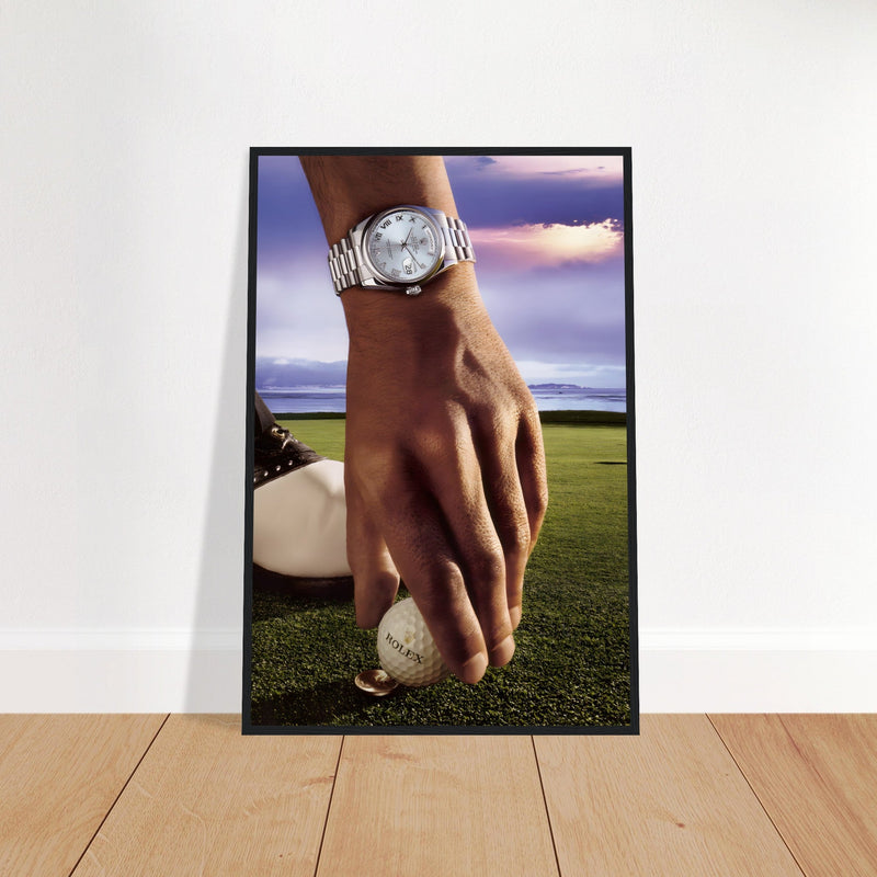 Rolex Day-Date Golfing Vintage Poster