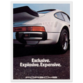 Porsche - Exclusive, Explosive, Expensive Vintage Poster