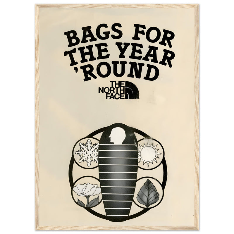 The North Face Sleeping Bags Vintage Poster