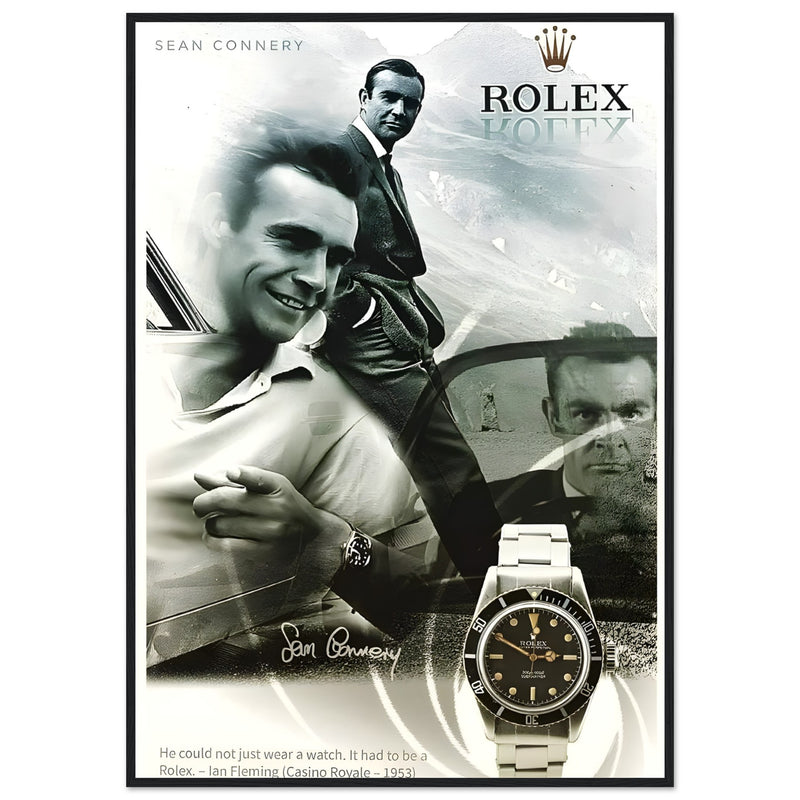 Rolex Sean Connery Vintage Rolex Poster Ad