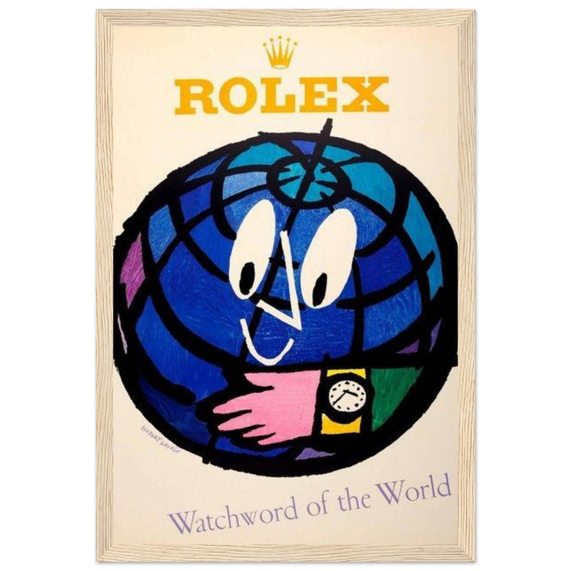 Rolex Watchword of the World Vintage Poster Ad