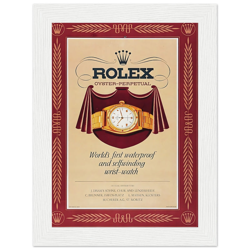 Rolex Oyster-Perpetual Vintage Poster Ad