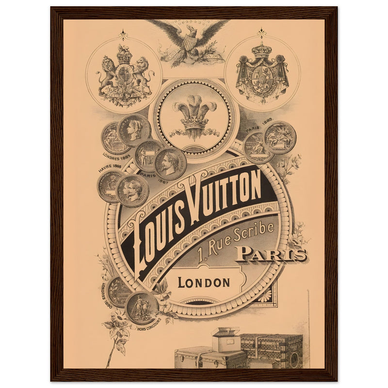Louis Vuitton London Paris Vintage Poster Ad