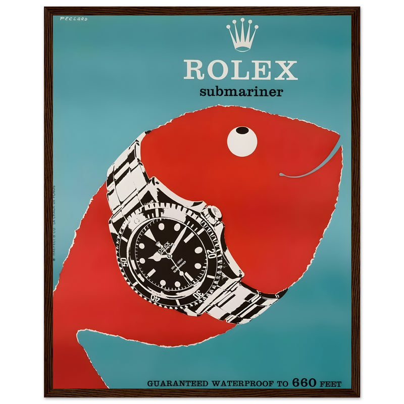 Rolex Submariner Vintage Poster Ad