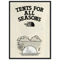 The North Face All Season Vintage Poster