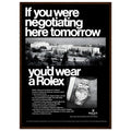 Rolex Datejust Geneva Vintage Poster Ad