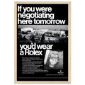 Rolex Datejust Geneva Vintage Poster Ad