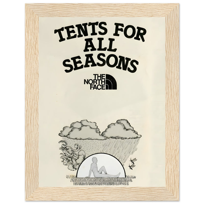 The North Face All Season Vintage Poster