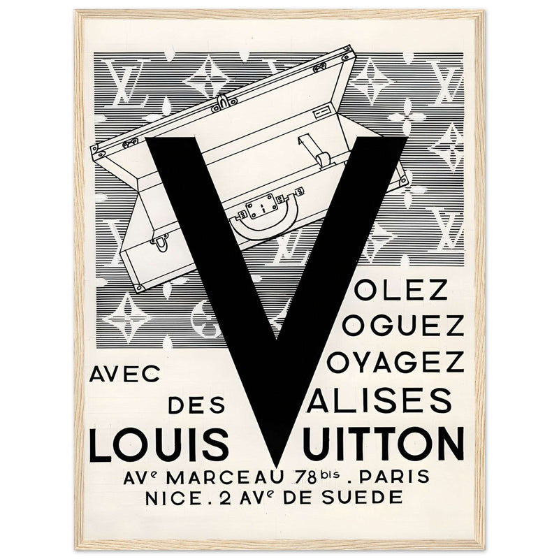 Louis Vuitton Nice, Paris Vintage Poster Ad