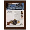 Rolex Yacht Submariner Vintage Poster Ad