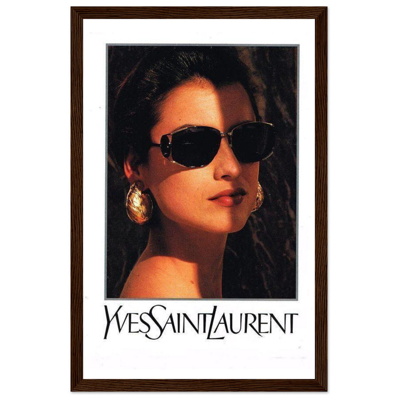 Yves Saint Laurent Vintage Poster