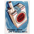 Lucky Strike Vintage Poster - Happy Days