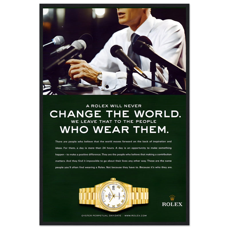 Rolex Day-Date Vintage Poster Ad