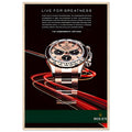 Rolex Live For Greatness Vintage Poster Ad