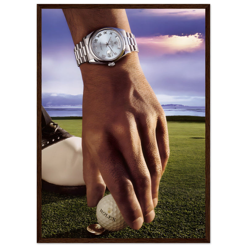 Rolex Day-Date Golfing Vintage Poster