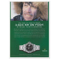 Rolex Explorer Vintage Poster Ad