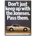 Porsche Turbo 944 Vintage Ad Poster