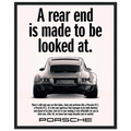 Porsche 911 Vintage Poster - Rear End