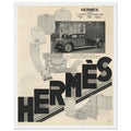 Hermes Fashion Vintage Poster Ad