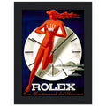 Rolex Clock Vintage Poster Ad