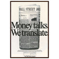 Wall Street Journal 1988 Vintage Poster Ad