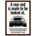 Porsche 911 Vintage Poster - Rear End