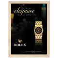 Rolex Elegance Vintage Poster Ad