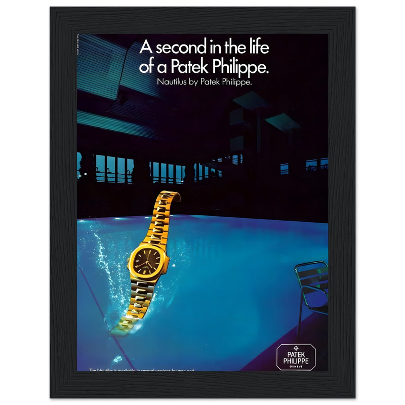 Patek Philippe A Second In the Life Vintage Poster