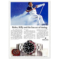 Rolex Alpine Gold Medal Sweep Vintage Poster