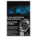 Rolex Oyster Perpetual Vintage Poster - Premium Matte