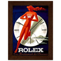 Rolex Clock Vintage Poster Ad