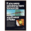 Rolex Day-Date UN Vintage Poster Ad
