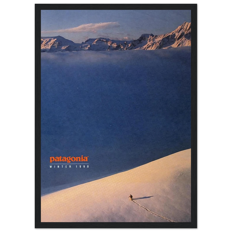 Patagonia Vintage Poster Ad - Winter 1990