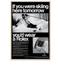 Rolex Ski Vintage Poster Ad