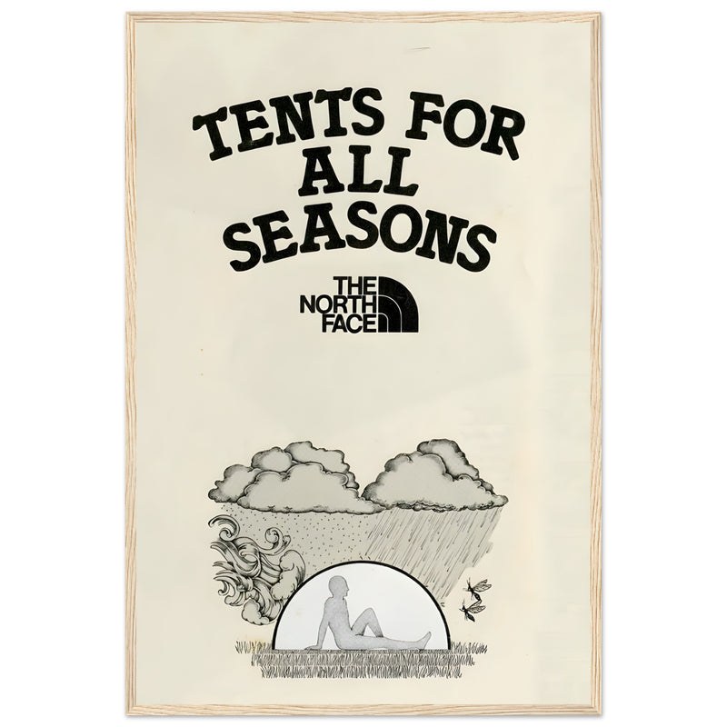The North Face All Season Vintage Poster