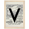 Louis Vuitton Nice, Paris Vintage Poster Ad
