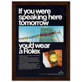 Rolex Day-Date UN Vintage Poster Ad