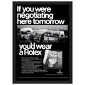 Rolex Datejust Geneva Vintage Poster Ad