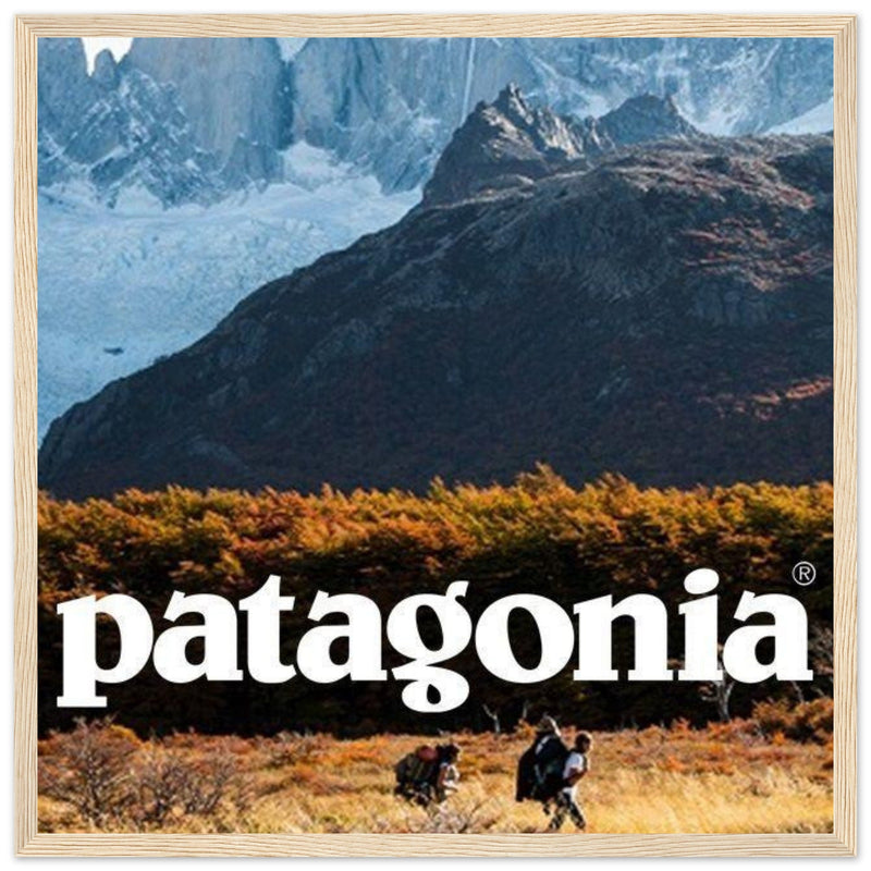 Patagonia Hikers Vintage Poster Ad
